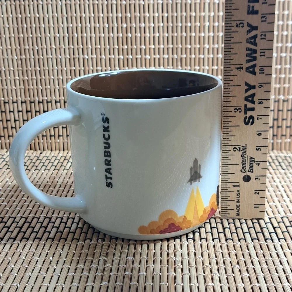 Starbucks Houston City Coffee/Tea Cup Ivory‎ Mug 14 oz You Are Here Collection